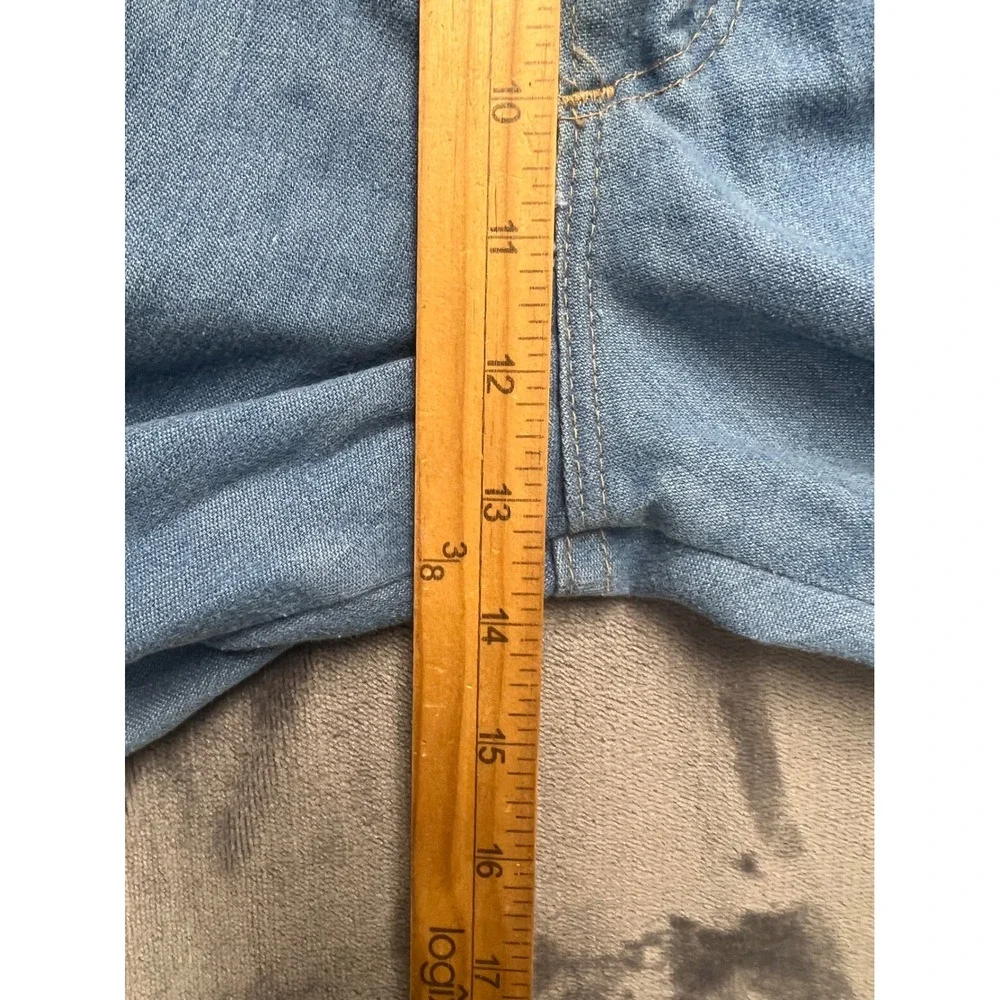 Wrangler Jeans Mens‎ 42x30 Blue Light Wash Straight Leg Vintage Made in USA